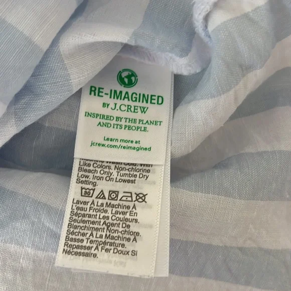 J. Crew factory - women’s linen sleeveless blouse - great condition - size XXL - Picture 5 of 6